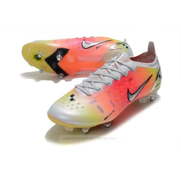 Nike Mercurial Vapor Elite SG Pro Blanco Rojo Plata